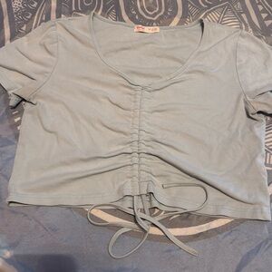 Romwe baby light cropped top